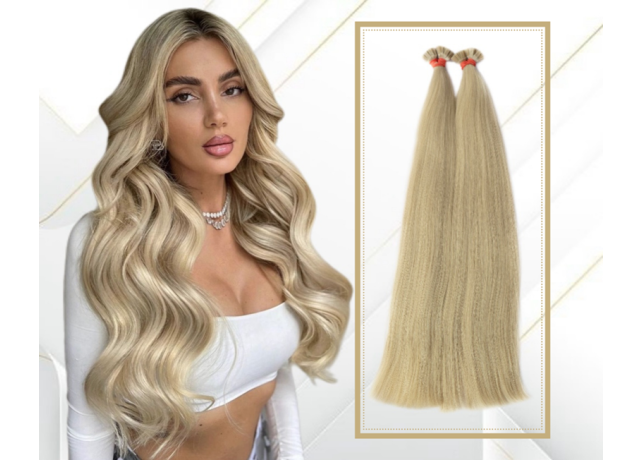 Extensii Cheratina Par Slavic #10 Blond Nisipiu